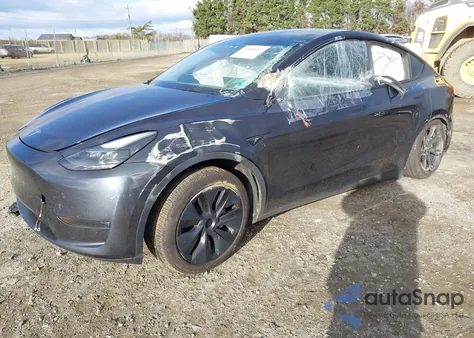 2025 Tesla Model Y Long Range Dual Motor All-Wheel Drive из США, поврежденный, VIN 7SAYGDEE5SA361917